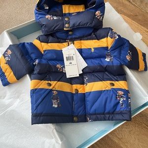 Ralph Lauren polo bear infant jacket! 6 months!